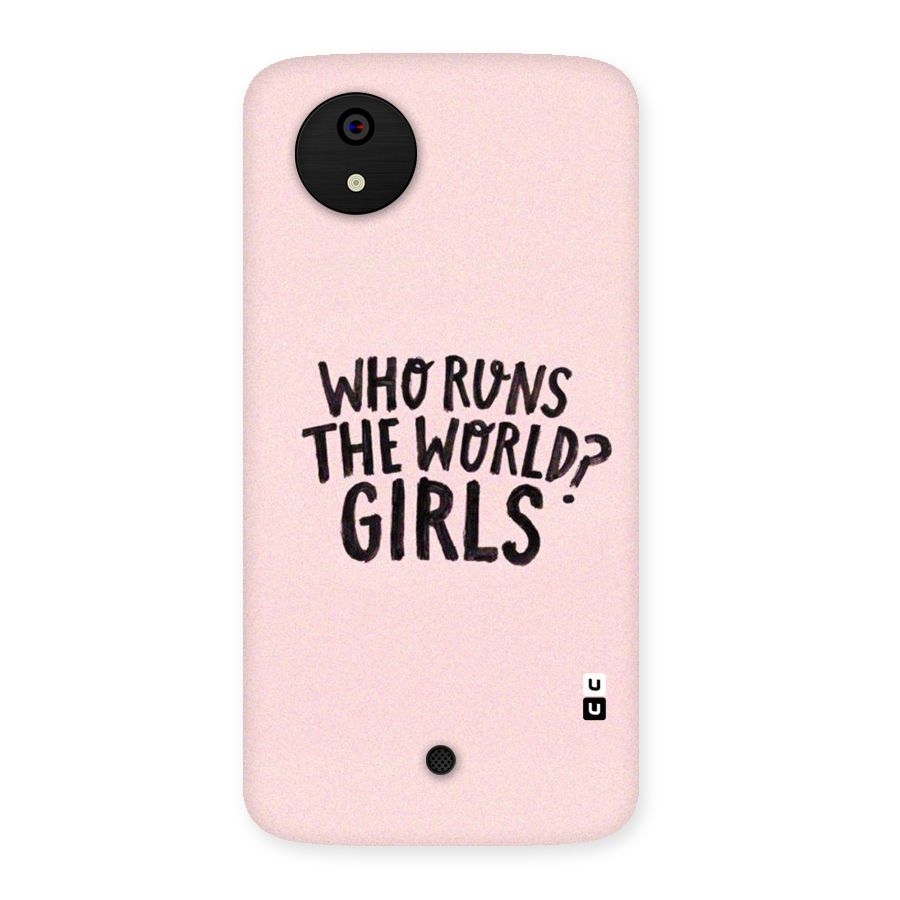 Girls World Back Case for Micromax Canvas A1