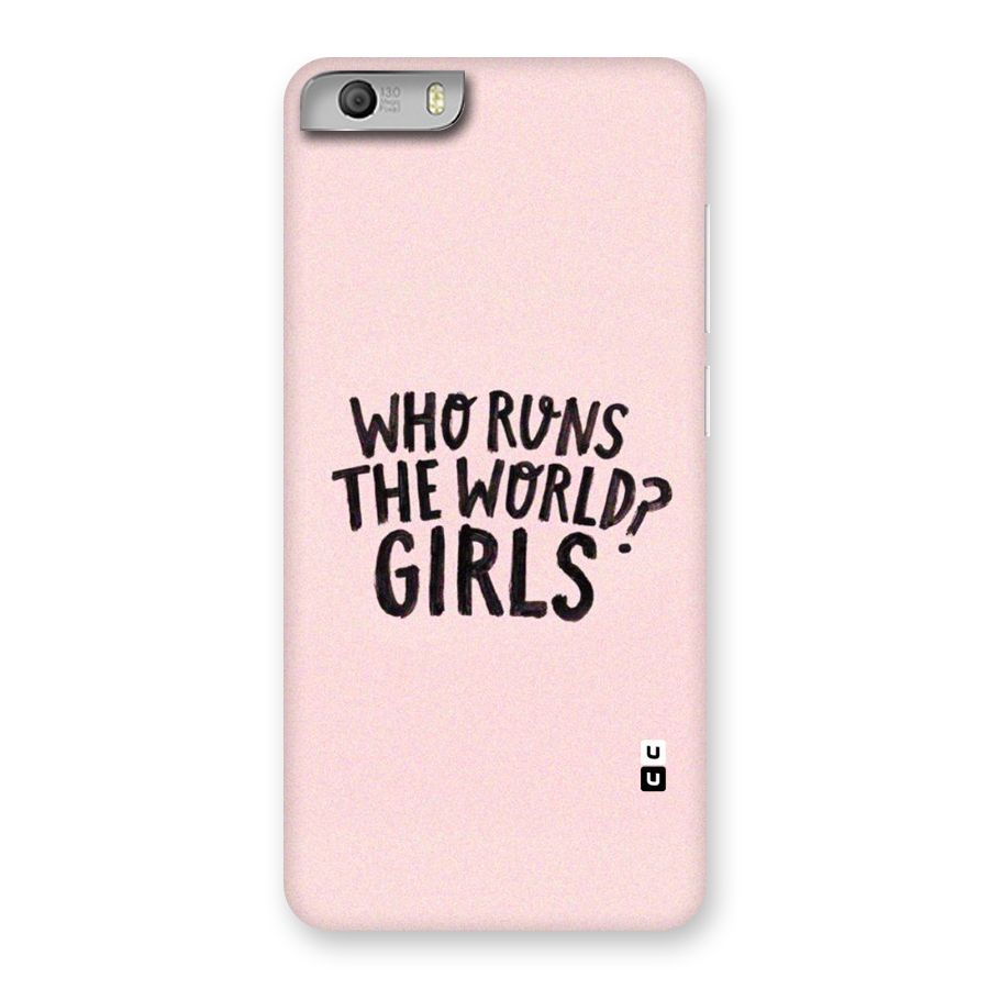 Girls World Back Case for Micromax Canvas Knight 2