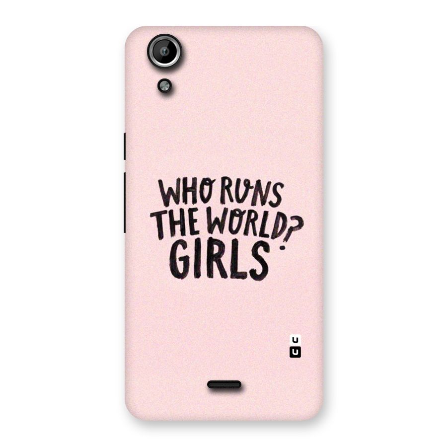 Girls World Back Case for Micromax Canvas Selfie Lens Q345