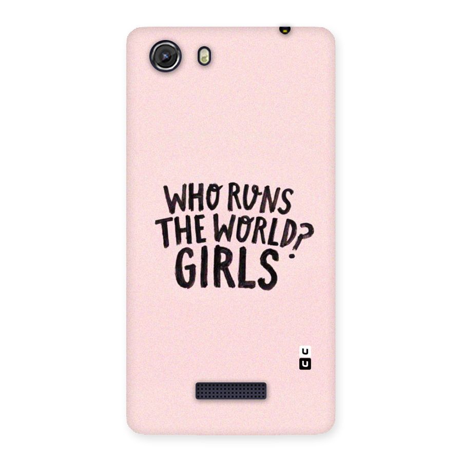 Girls World Back Case for Micromax Unite 3