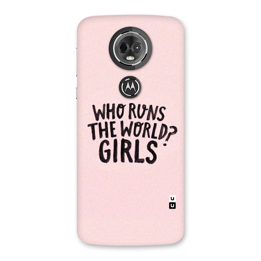 Girls World Back Case for Moto E5 Plus
