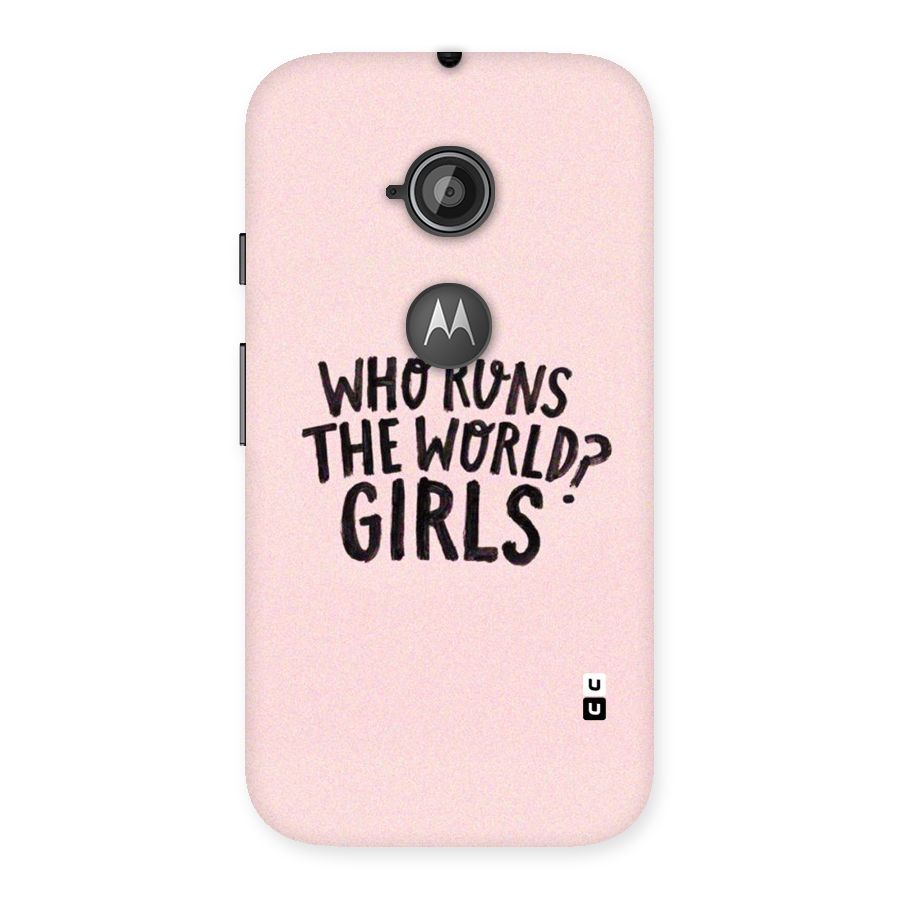 Girls World Back Case for Moto E 2nd Gen