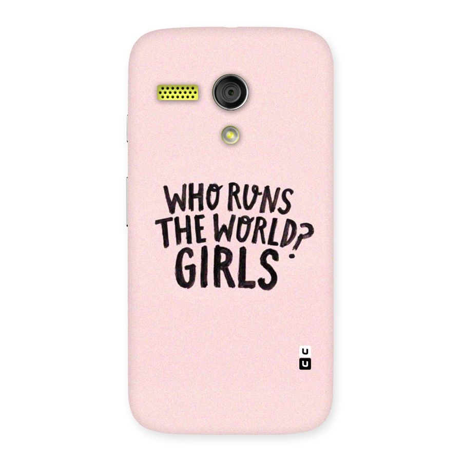 Girls World Back Case for Moto G