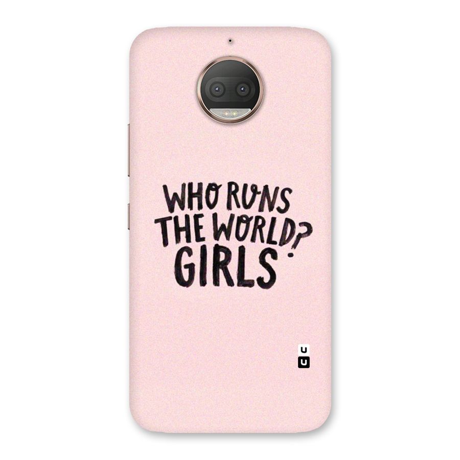 Girls World Back Case for Moto G5s Plus