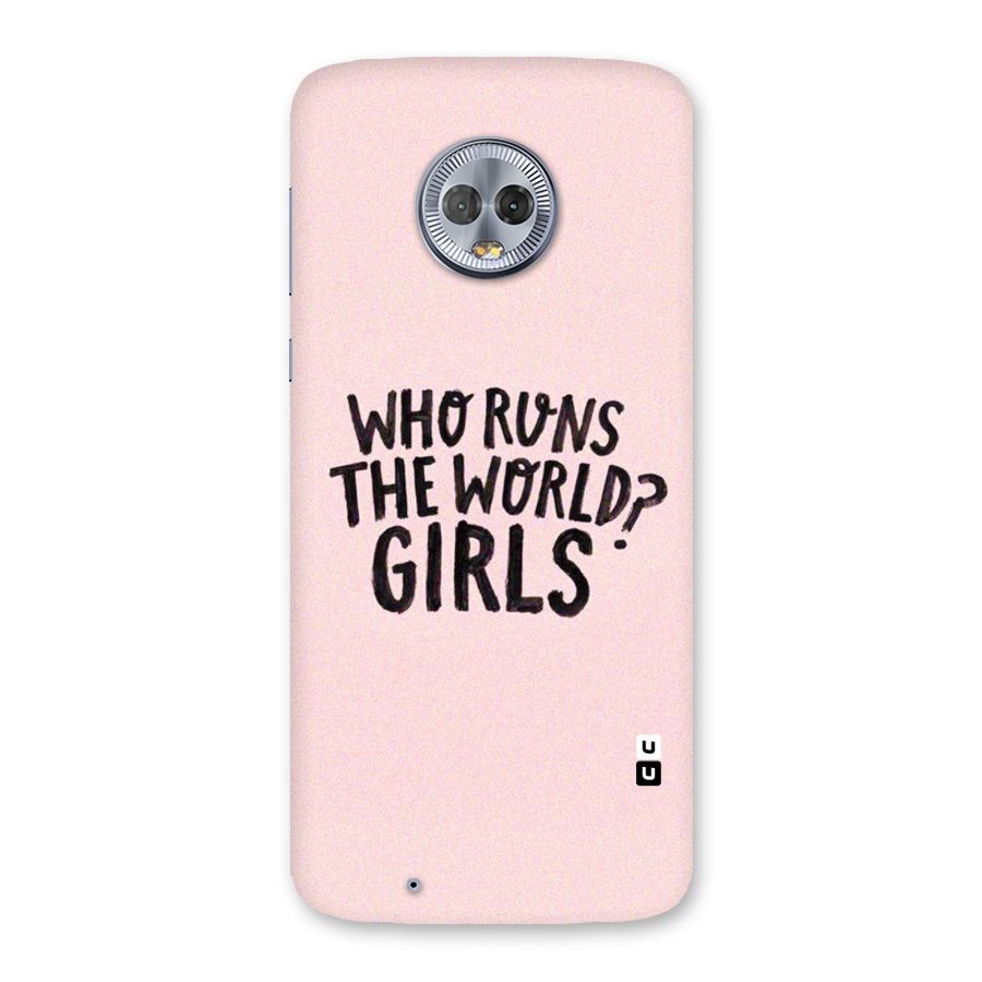 Girls World Back Case for Moto G6