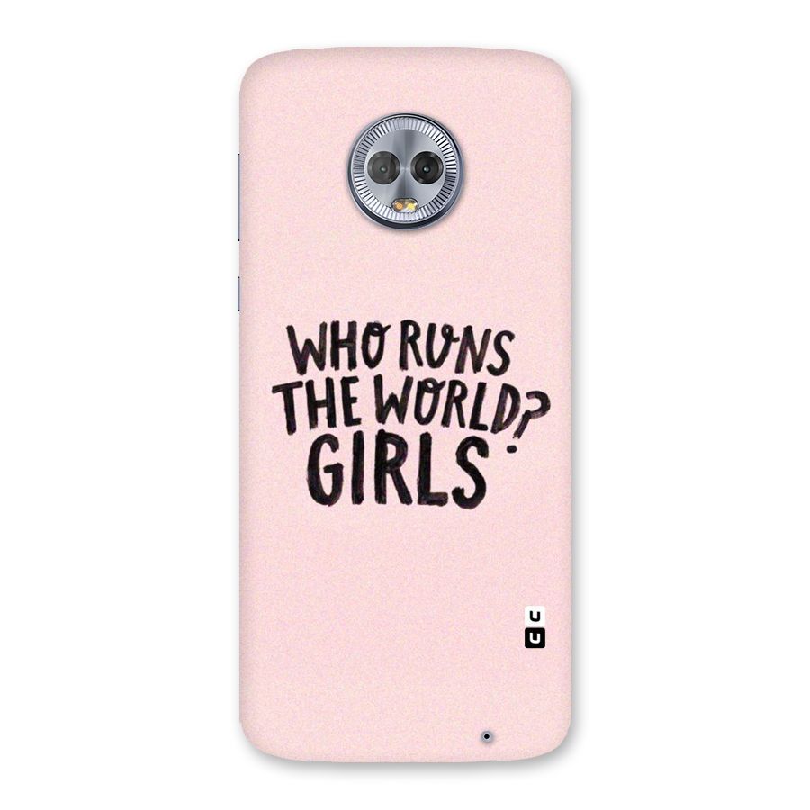 Girls World Back Case for Moto G6 Plus