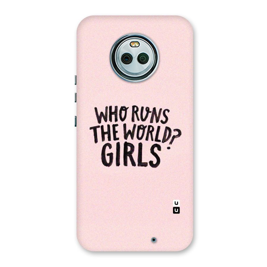 Girls World Back Case for Moto X4