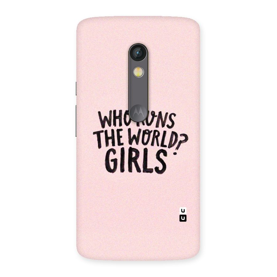 Girls World Back Case for Moto X Play