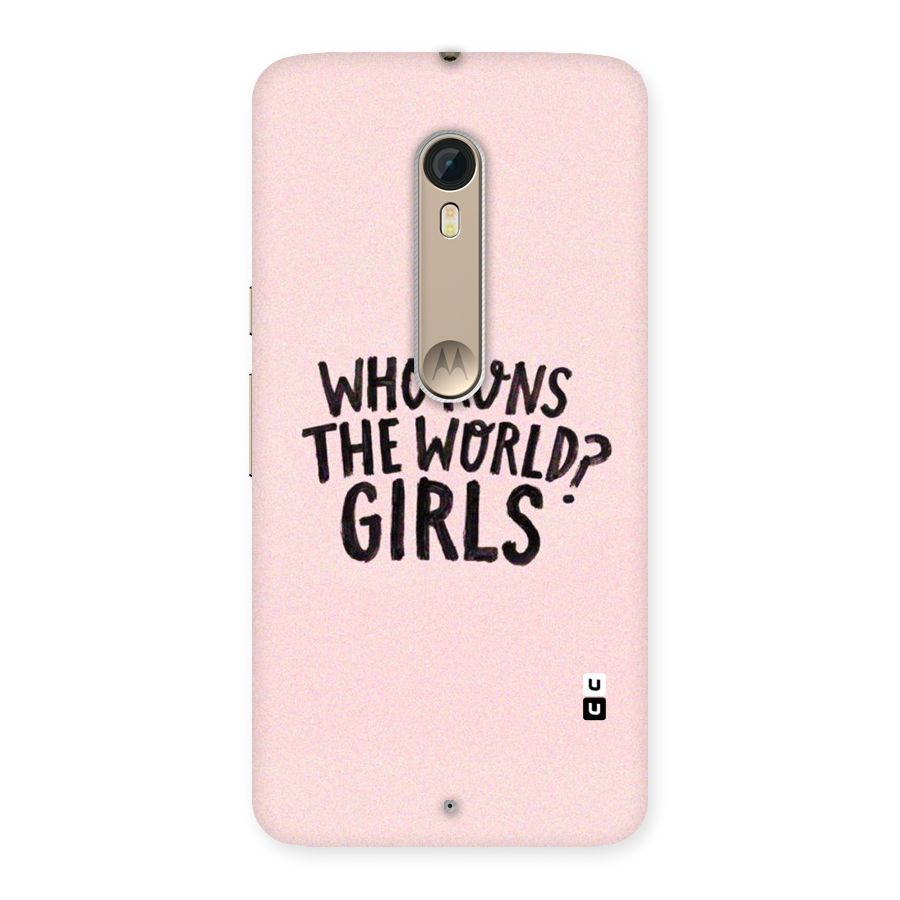 Girls World Back Case for Motorola Moto X Style