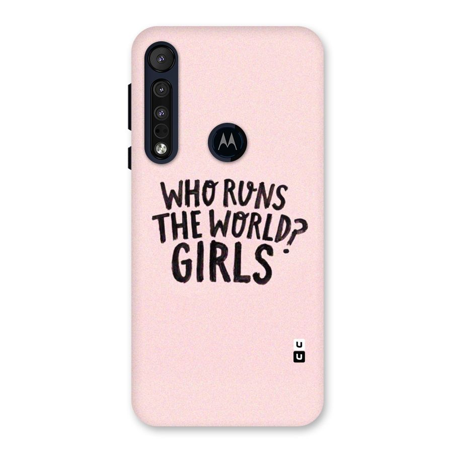 Girls World Back Case for Motorola One Macro