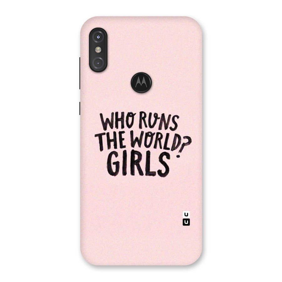 Girls World Back Case for Motorola One Power