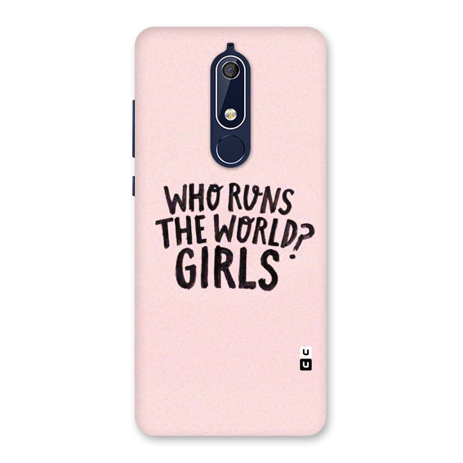 Girls World Back Case for Nokia 5.1