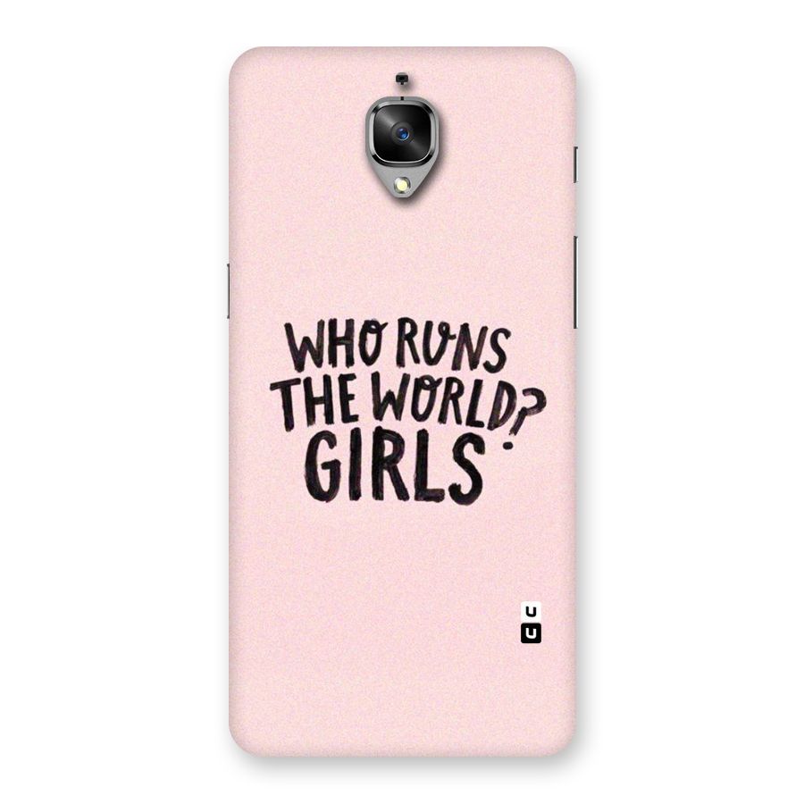 Girls World Back Case for OnePlus 3