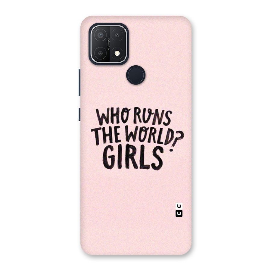 Girls World Back Case for Oppo A15
