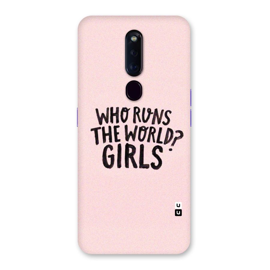 Girls World Back Case for Oppo F11 Pro