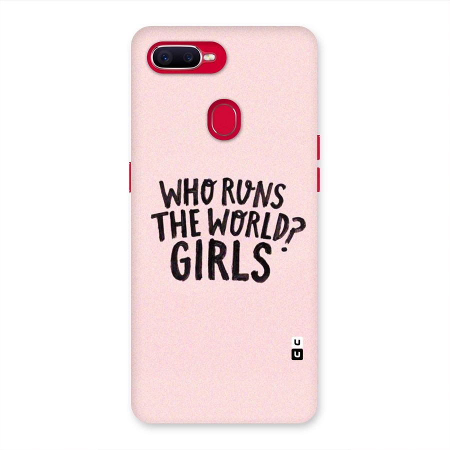 Girls World Back Case for Oppo F9 Pro