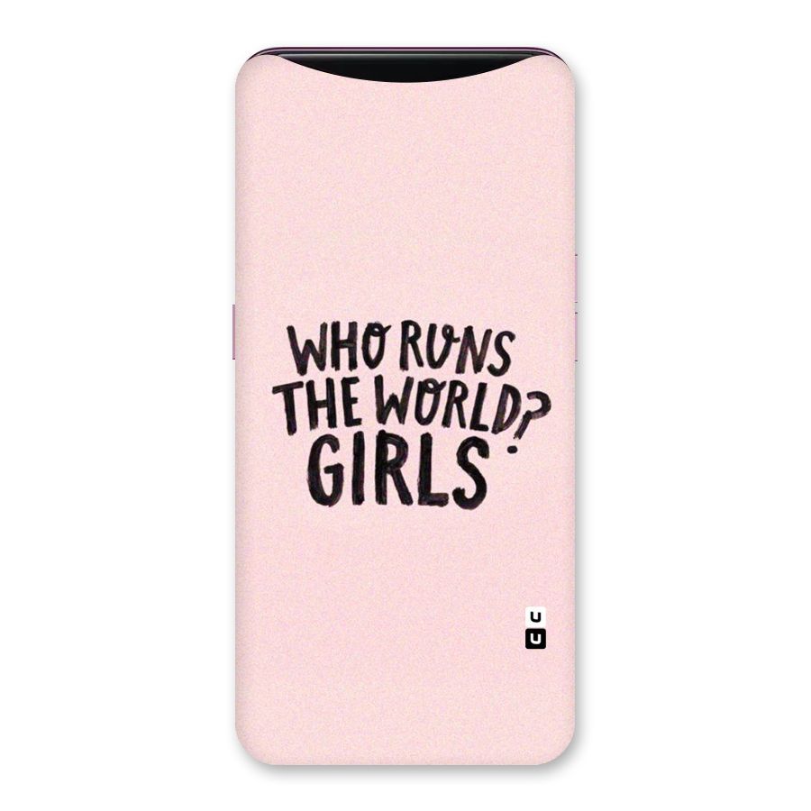 Girls World Back Case for Oppo Find X