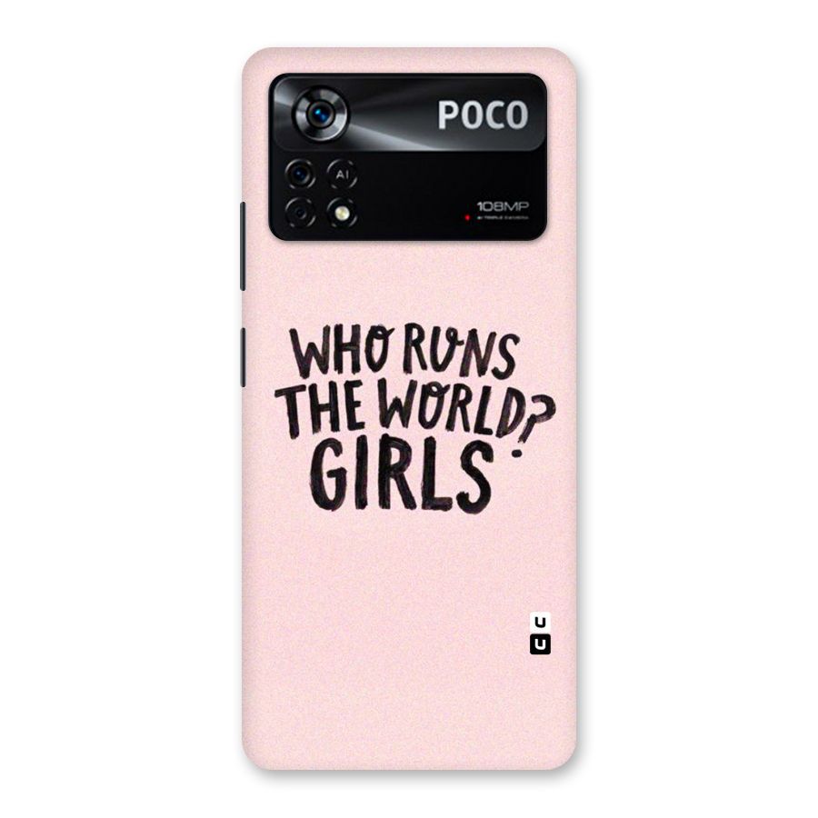 Girls World Back Case for Poco X4 Pro 5G