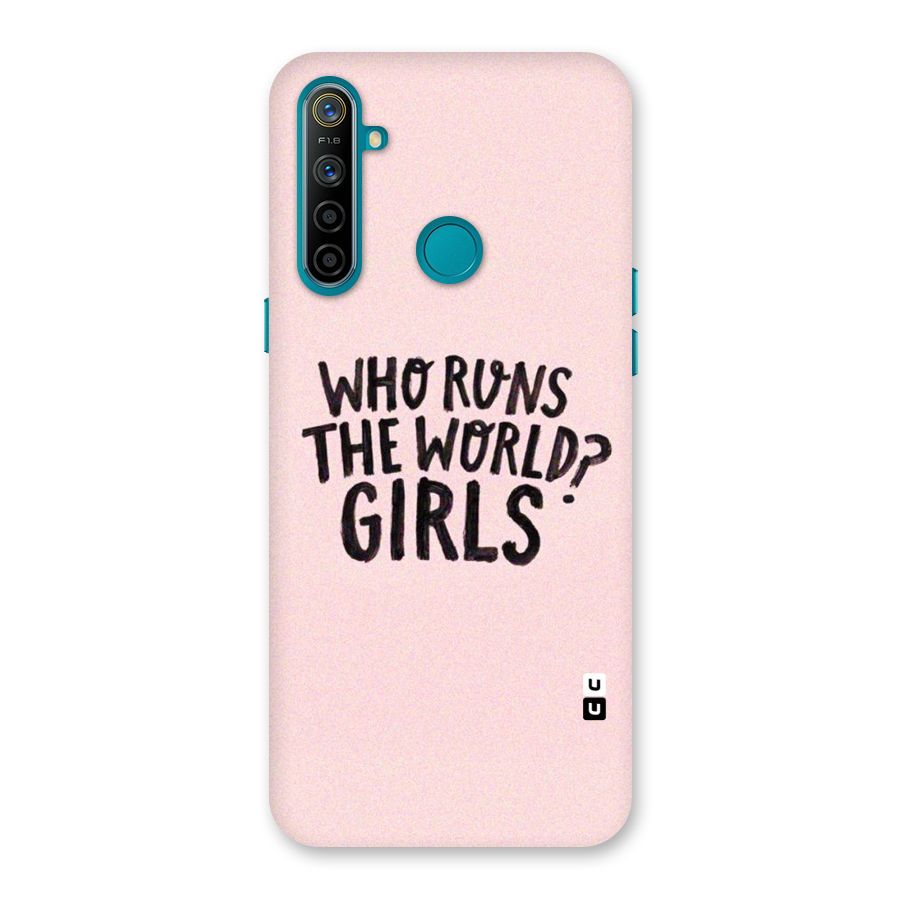 Girls World Back Case for Realme 5i
