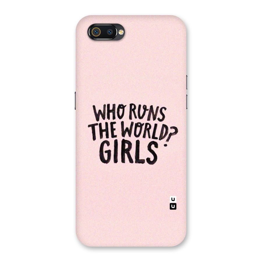 Girls World Back Case for Realme C2
