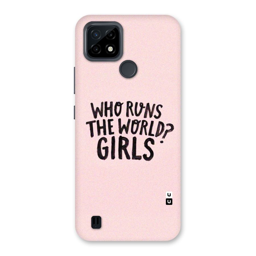 Girls World Back Case for Realme C21