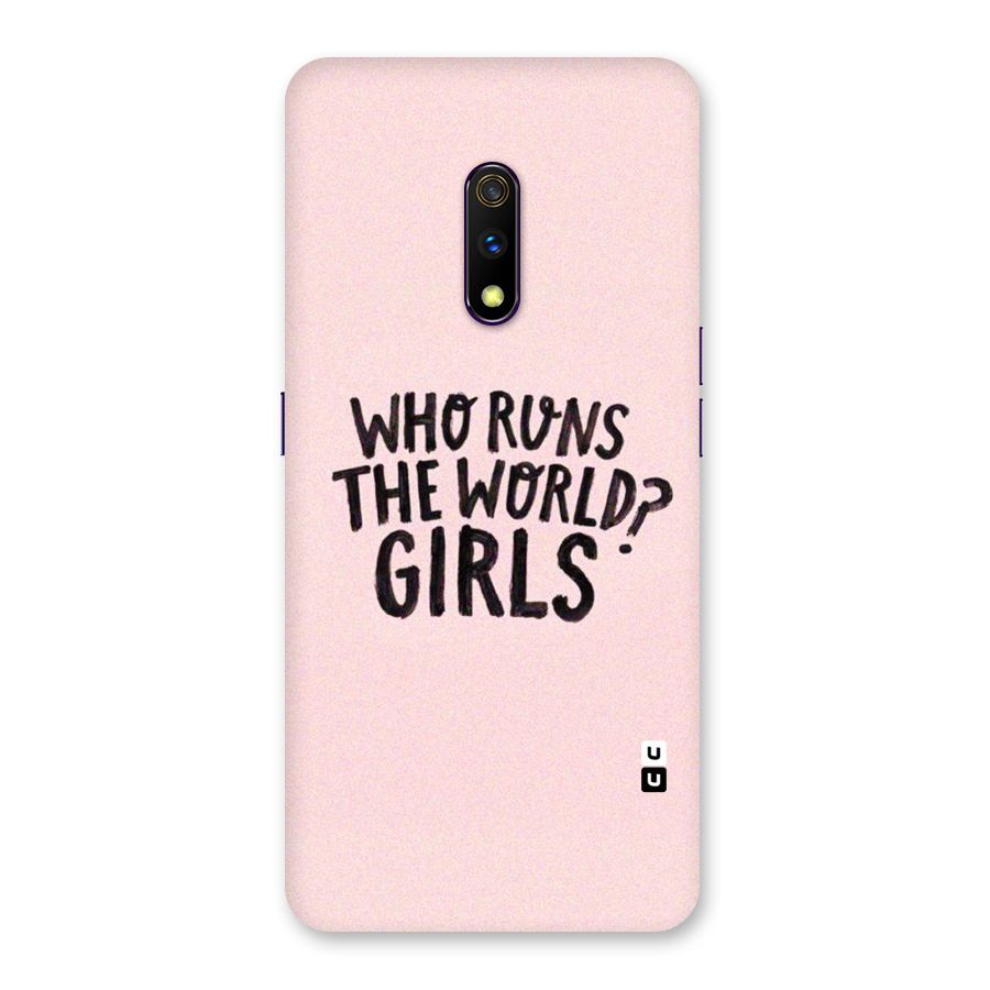 Girls World Back Case for Realme X