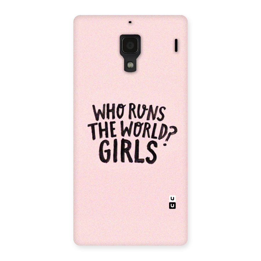 Girls World Back Case for Redmi 1S
