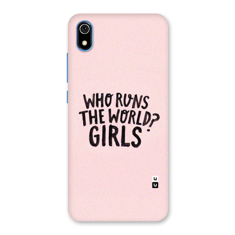 Girls World Back Case for Redmi 7A