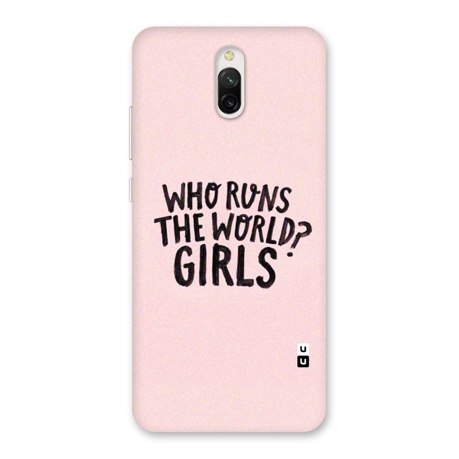 Girls World Back Case for Redmi 8A Dual