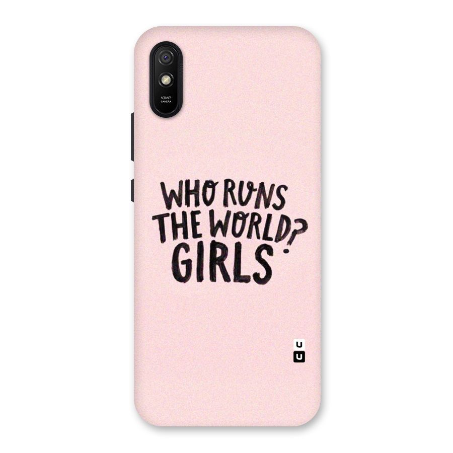 Girls World Back Case for Redmi 9A