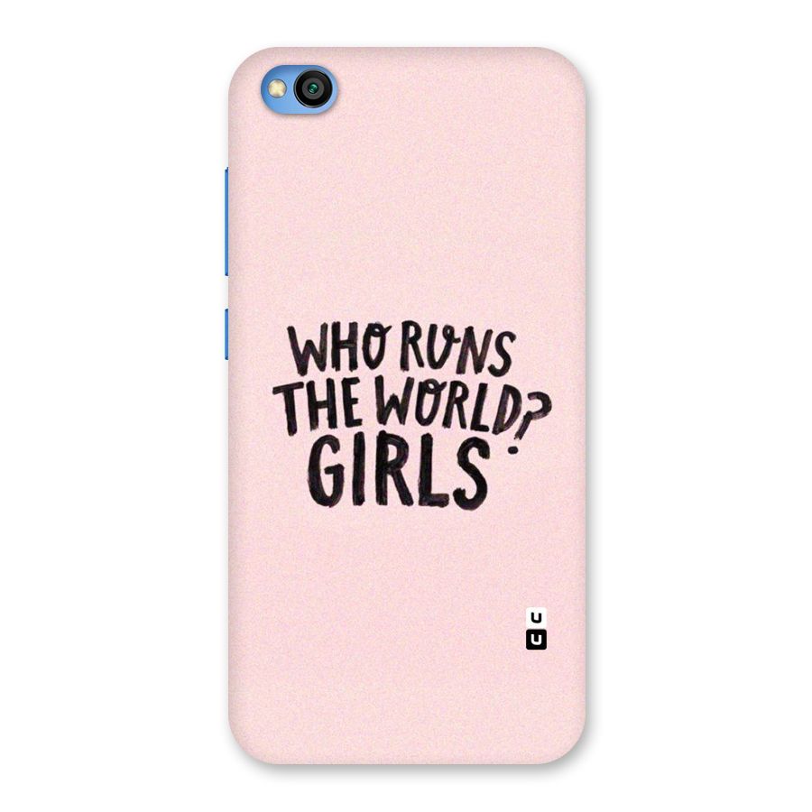 Girls World Back Case for Redmi Go
