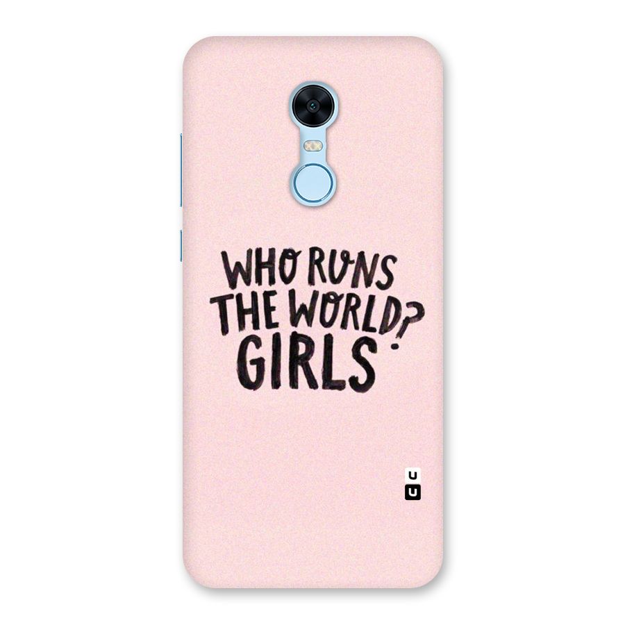 Girls World Back Case for Redmi Note 5