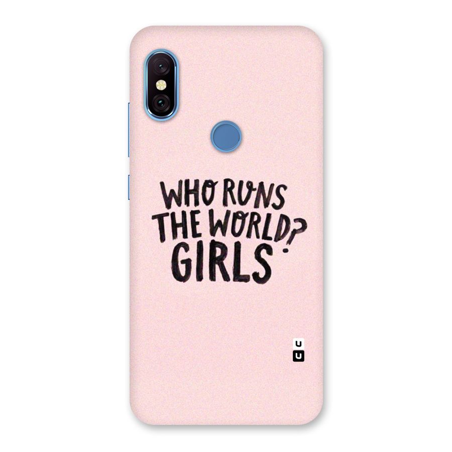 Girls World Back Case for Redmi Note 6 Pro