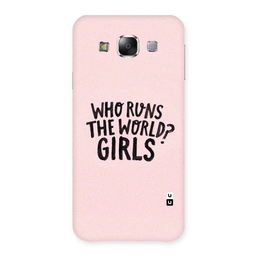 Girls World Back Case for Samsung Galaxy E5