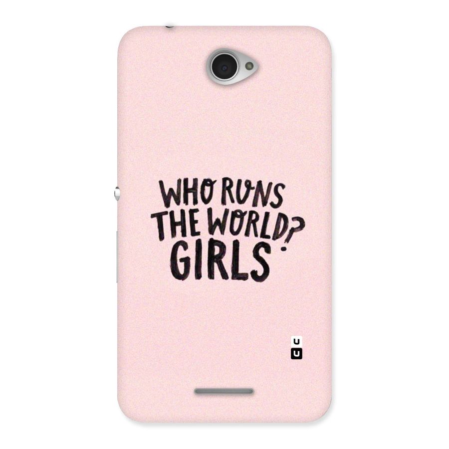 Girls World Back Case for Sony Xperia E4