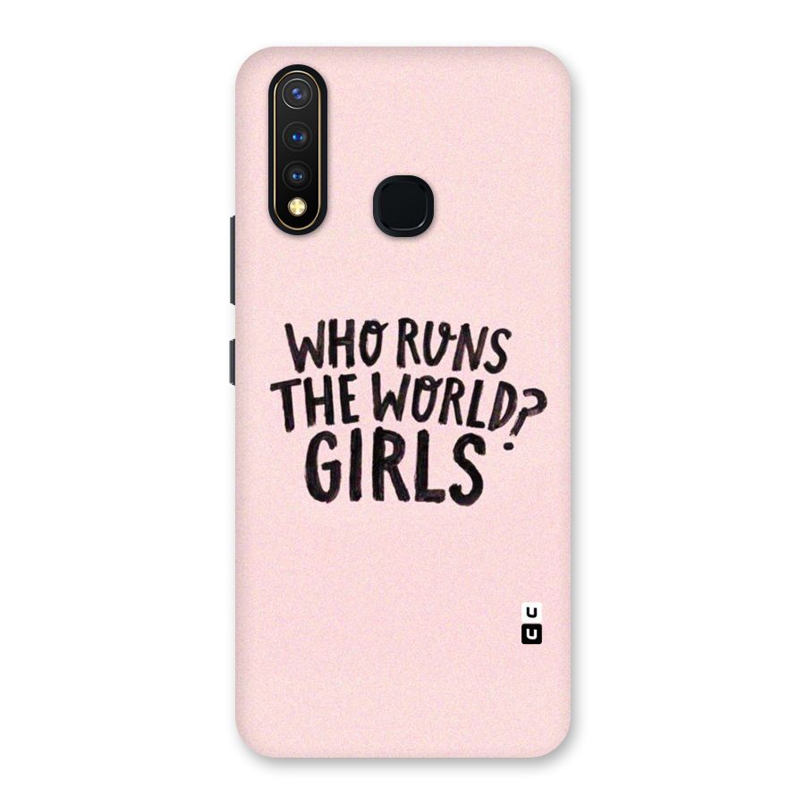 Girls World Back Case for Vivo U20