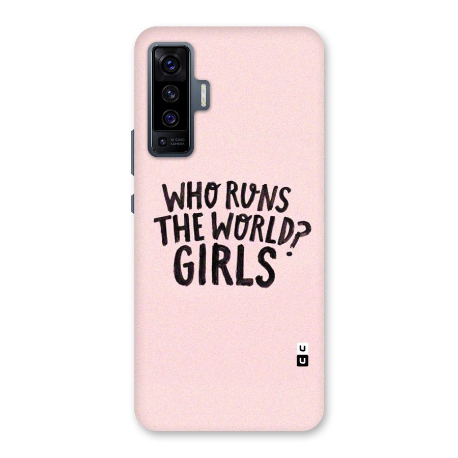 Girls World Back Case for Vivo X50