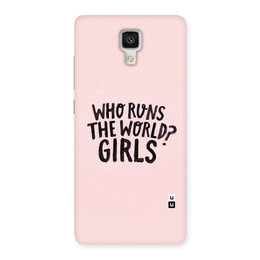 Girls World Back Case for Xiaomi Mi 4