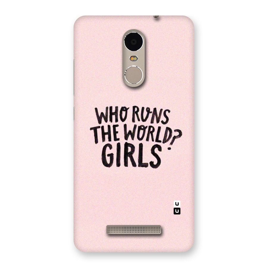 Girls World Back Case for Xiaomi Redmi Note 3