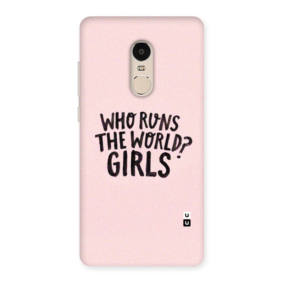 Girls World Back Case for Xiaomi Redmi Note 4