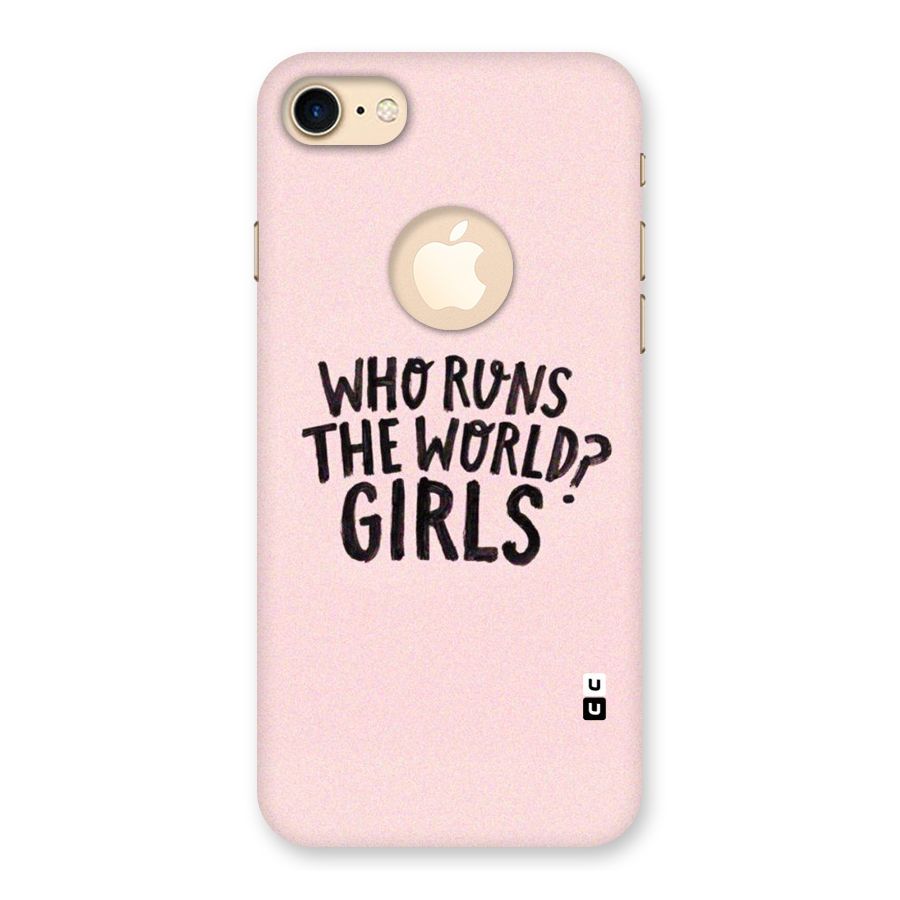 Girls World Back Case for iPhone 7 Logo Cut