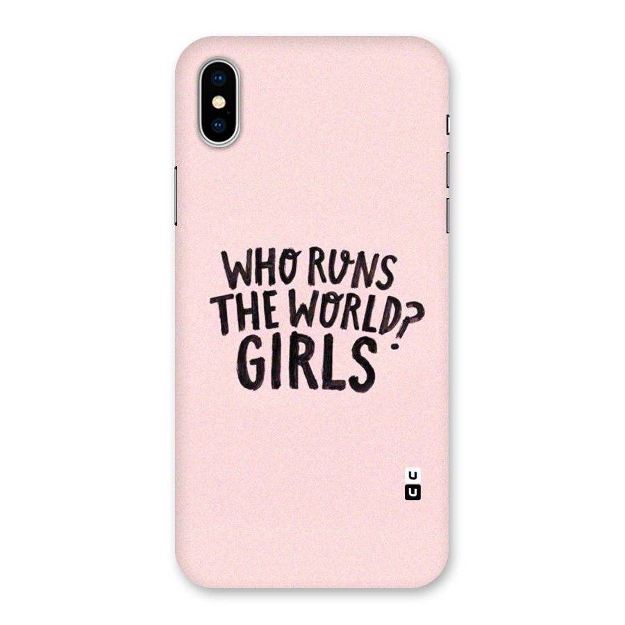 Girls World Back Case for iPhone XS