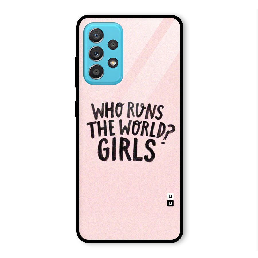 Girls World Glass Back Case for Galaxy A52s 5G
