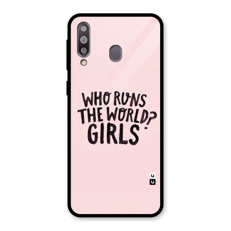Girls World Glass Back Case for Galaxy M30