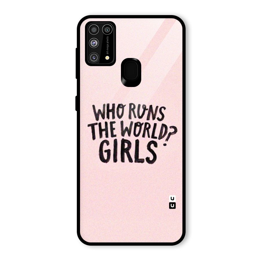 Girls World Glass Back Case for Galaxy M31