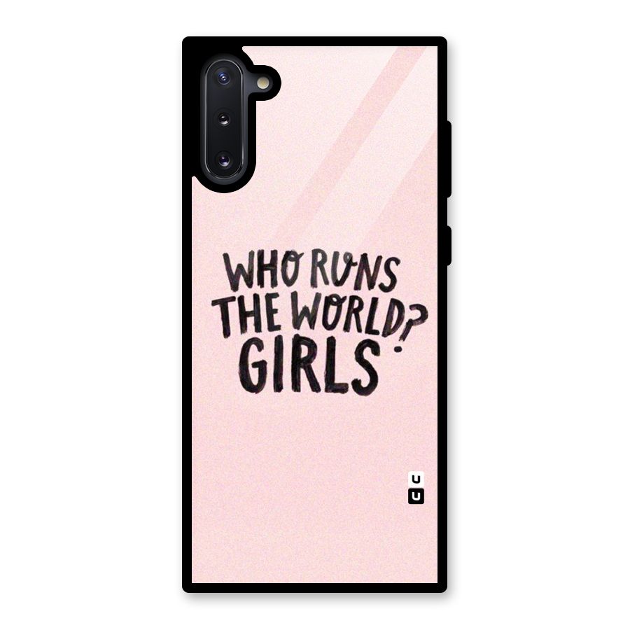 Girls World Glass Back Case for Galaxy Note 10