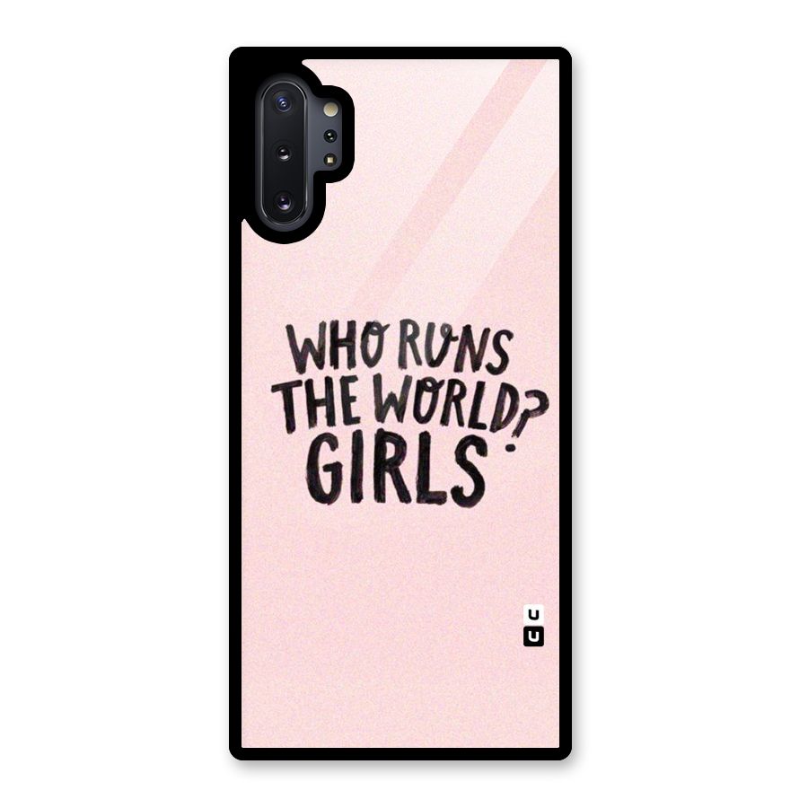 Girls World Glass Back Case for Galaxy Note 10 Plus