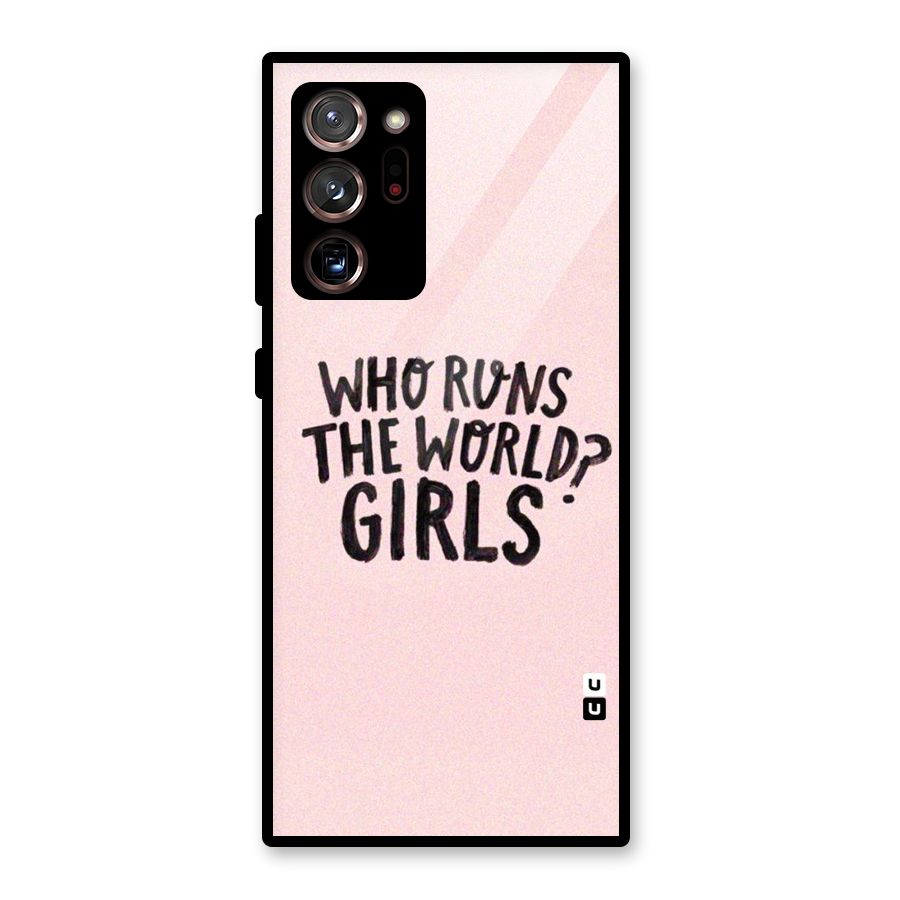 Girls World Glass Back Case for Galaxy Note 20 Ultra
