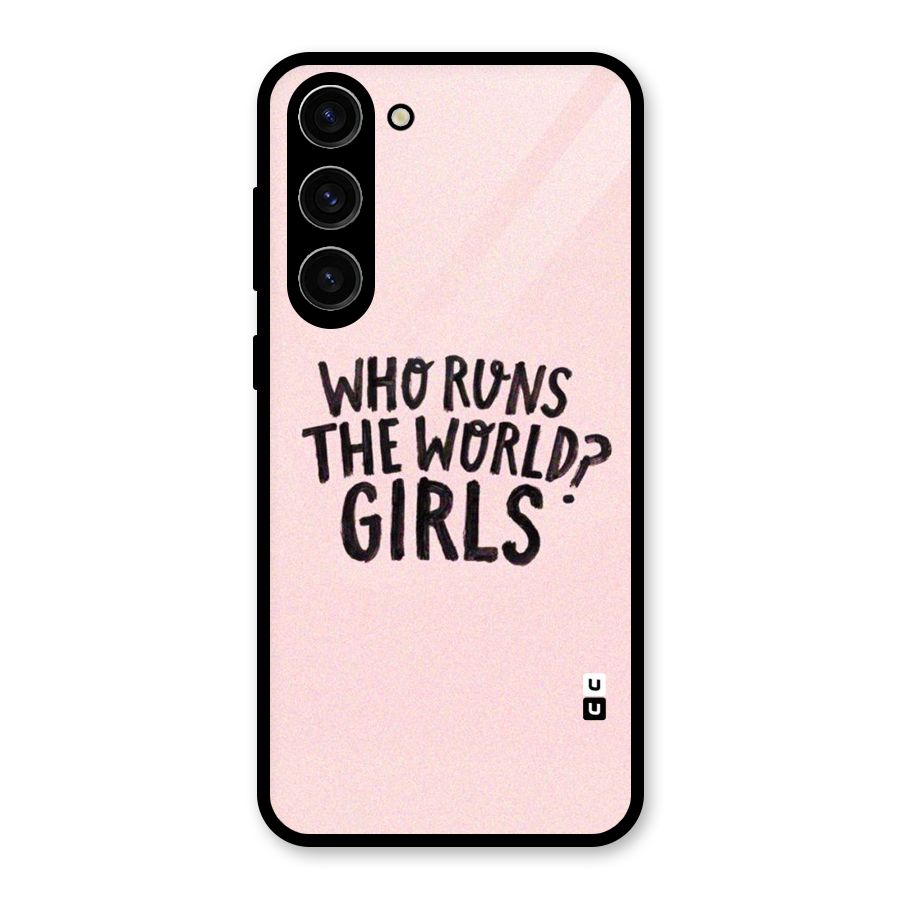 Girls World Glass Back Case for Galaxy S23 Plus