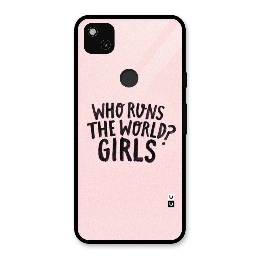 Girls World Glass Back Case for Google Pixel 4a